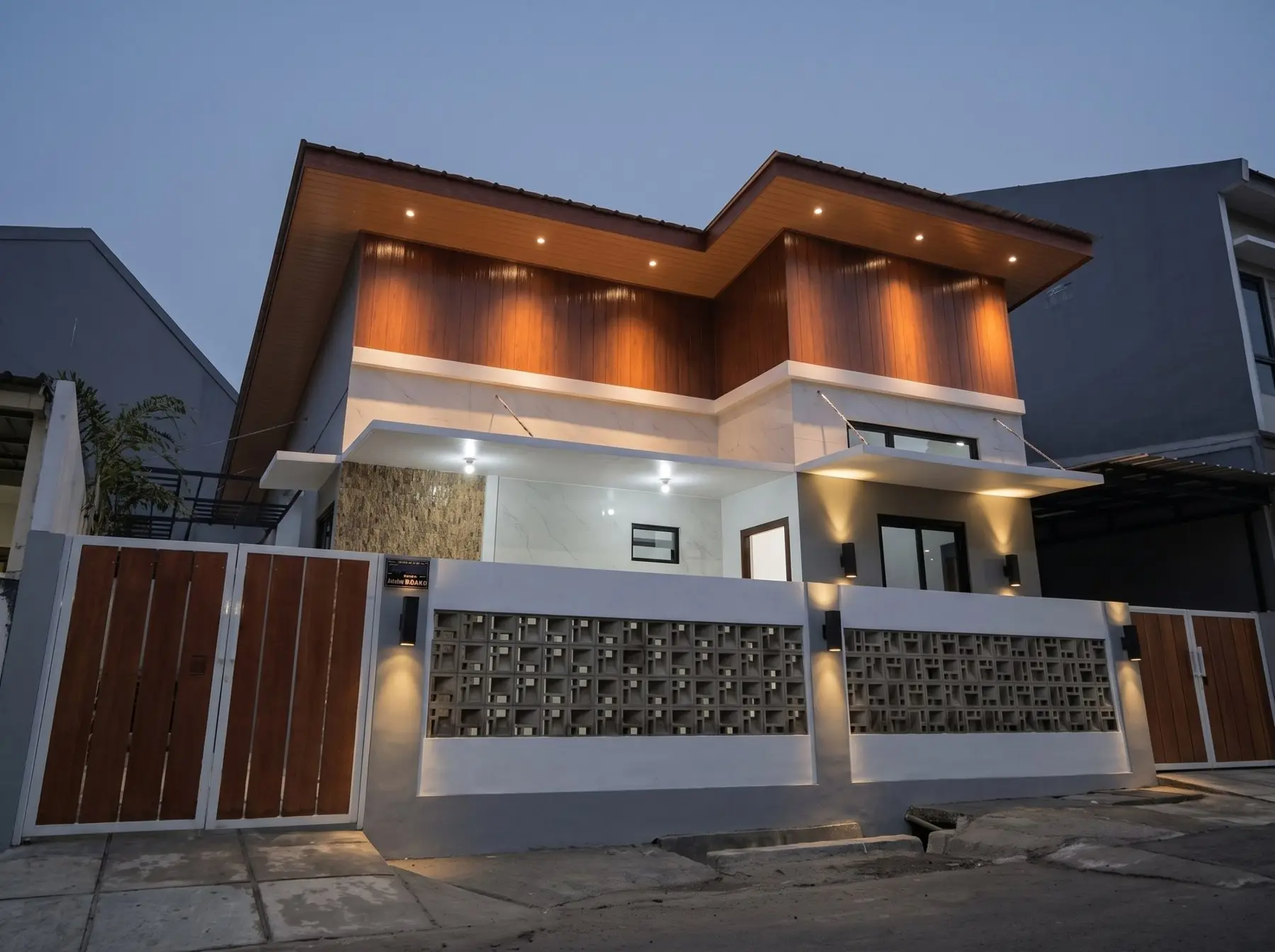 Fasad rumah, Bogor
