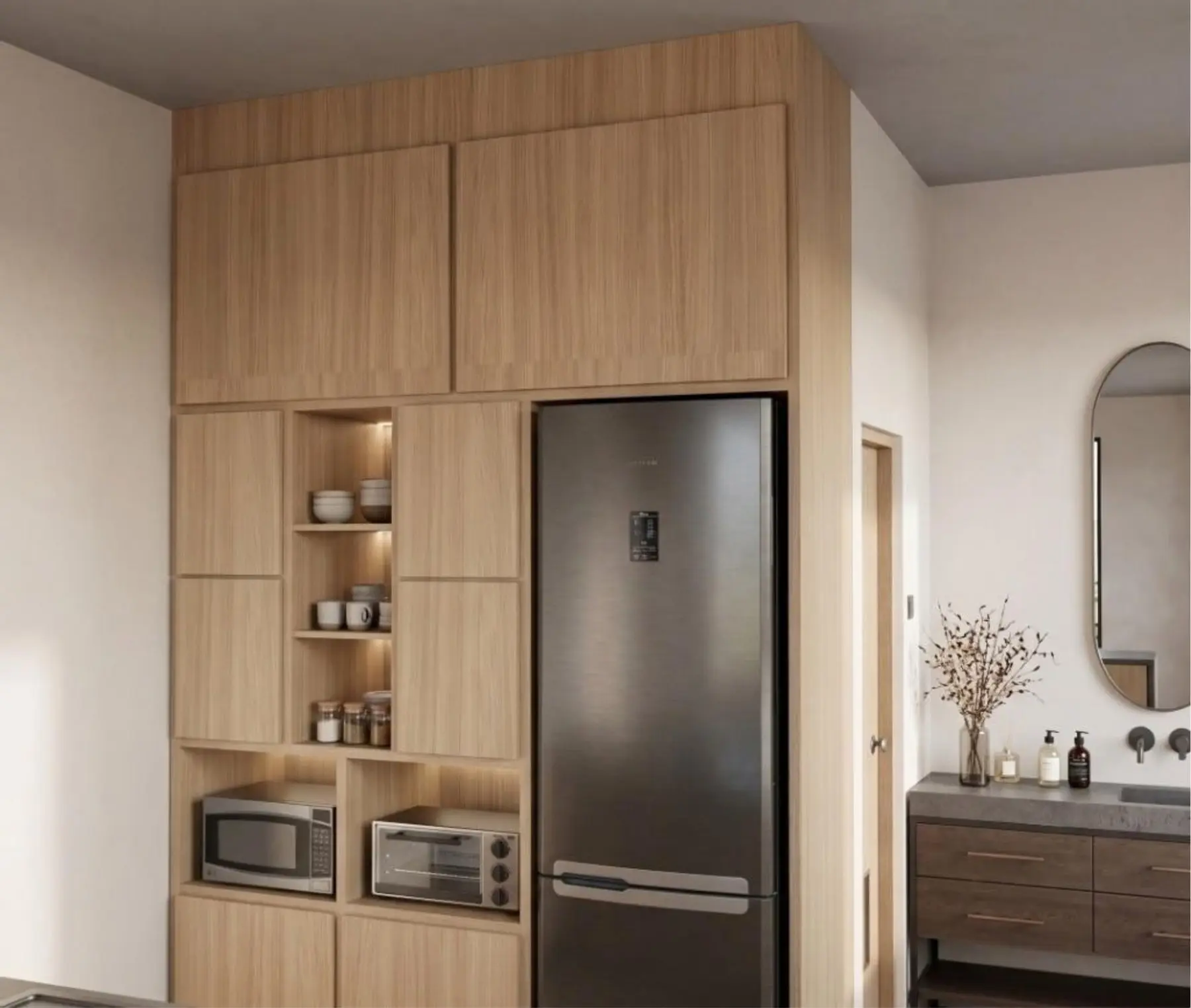 Desain interior pantry oleh RHI Architect