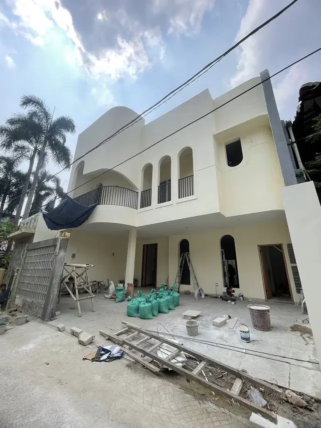 Progres lapangan proyek Mr Hf